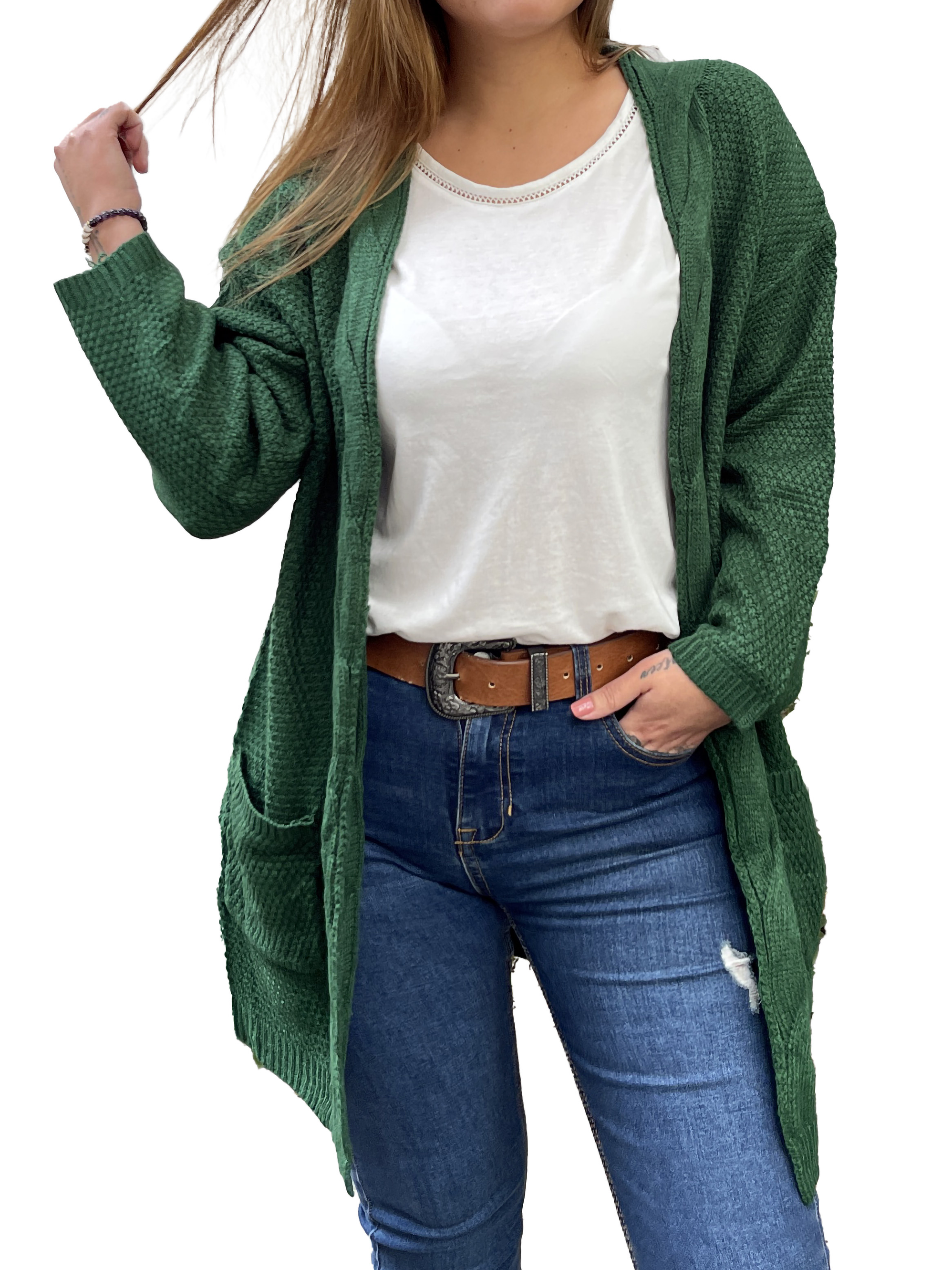 Cardigán invierno lana spandex Luna 5