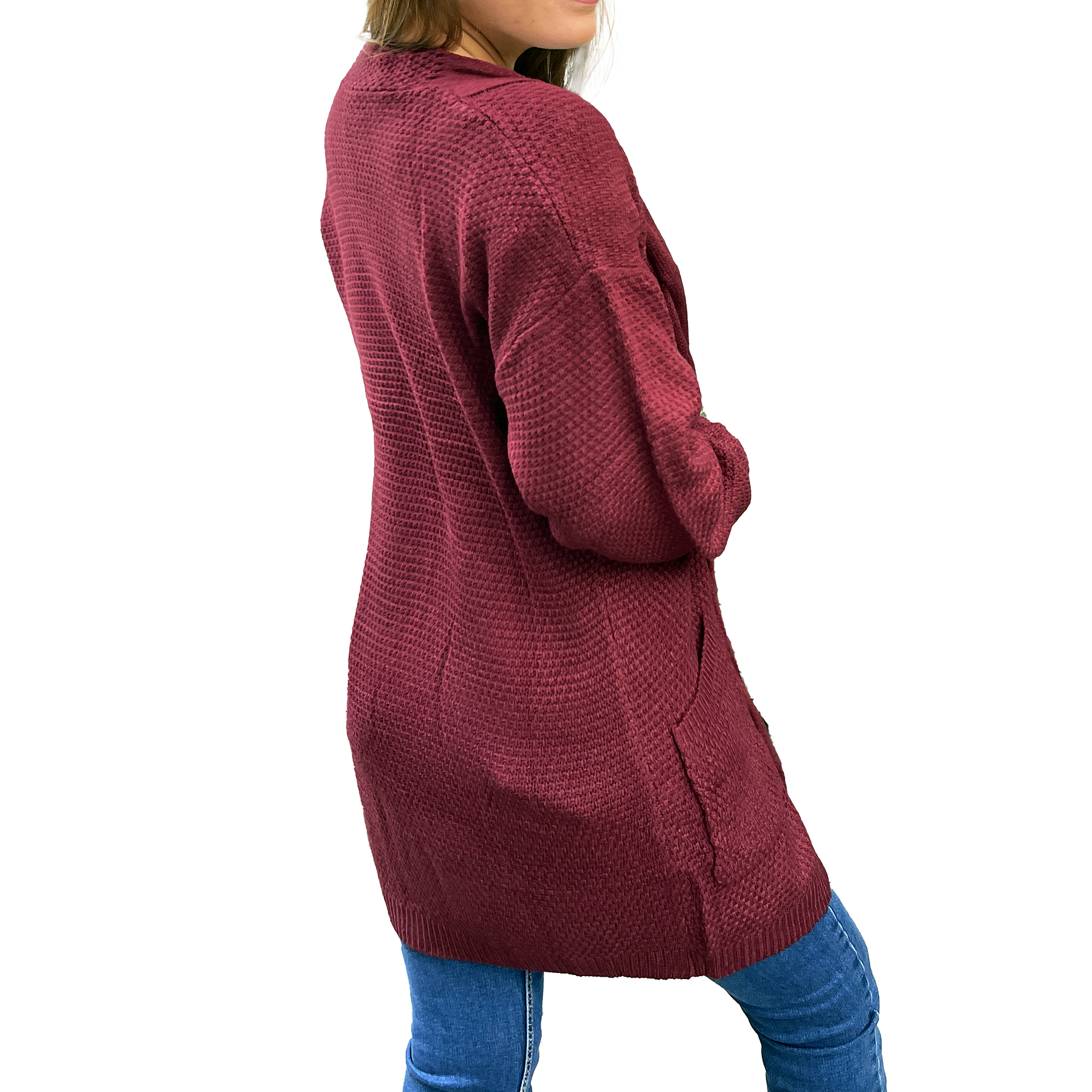 Cardigán invierno lana spandex Luna 3