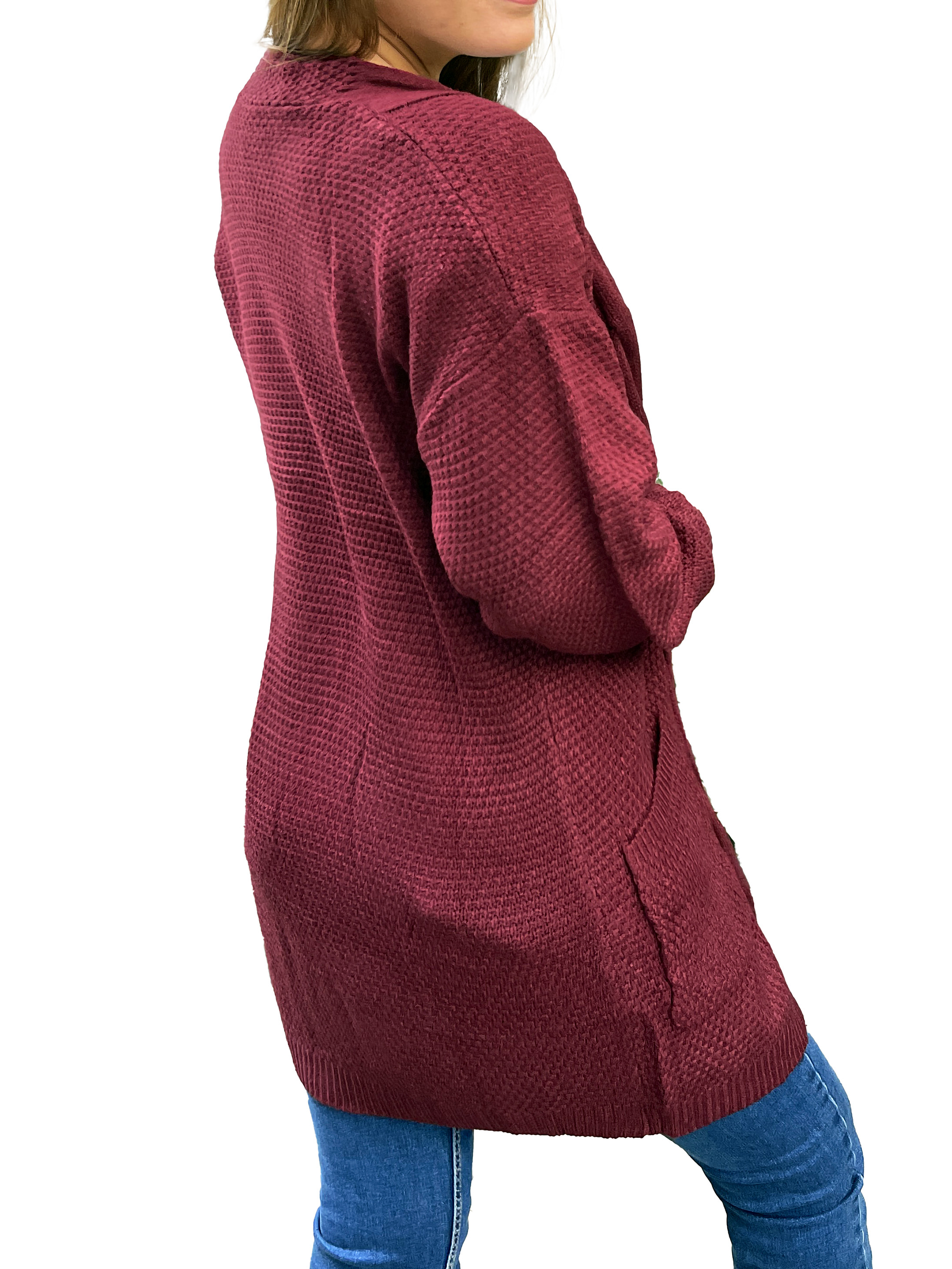 Cardigán invierno lana spandex Luna 3