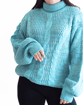 Chaleco mujer lana reciclada jaspeado manga englobada colores