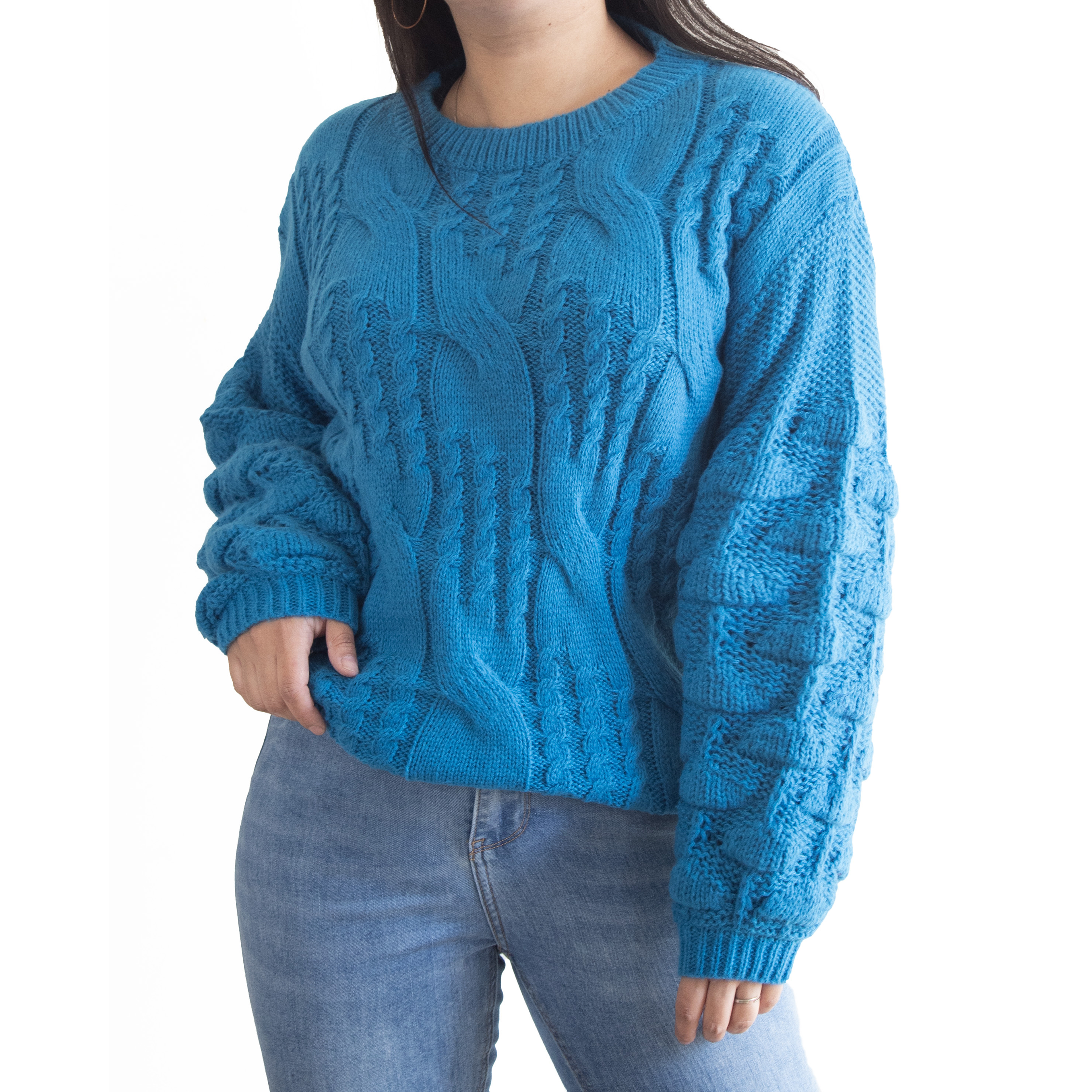 Chaleco mujer lana manga pompón Pandora 3