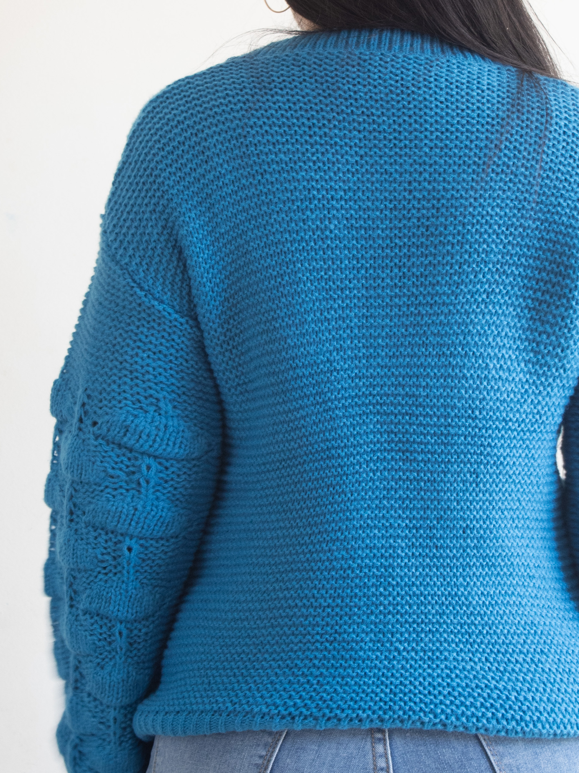 Chaleco mujer lana manga pompón Pandora 4