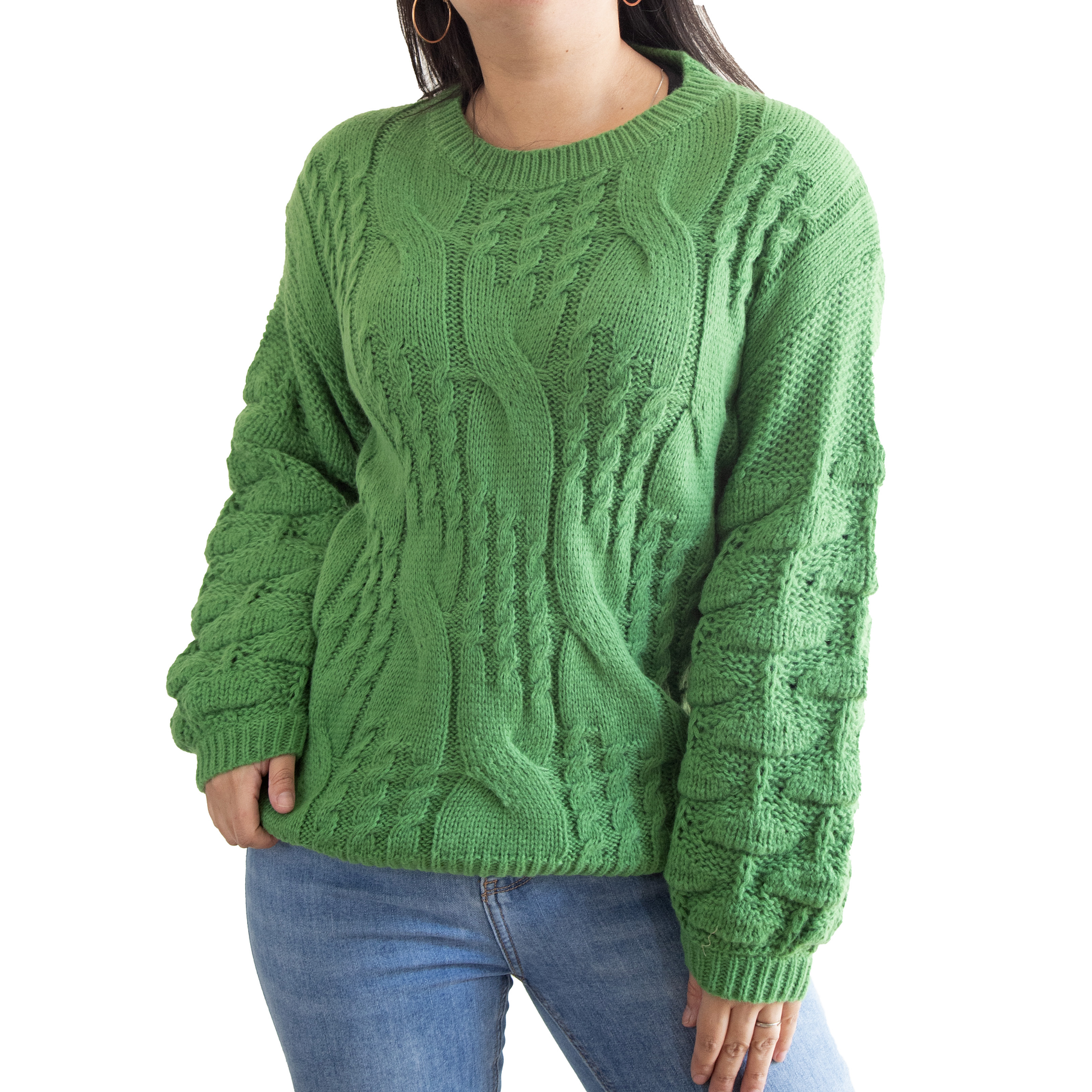 Chaleco mujer lana manga pompón Pandora 7