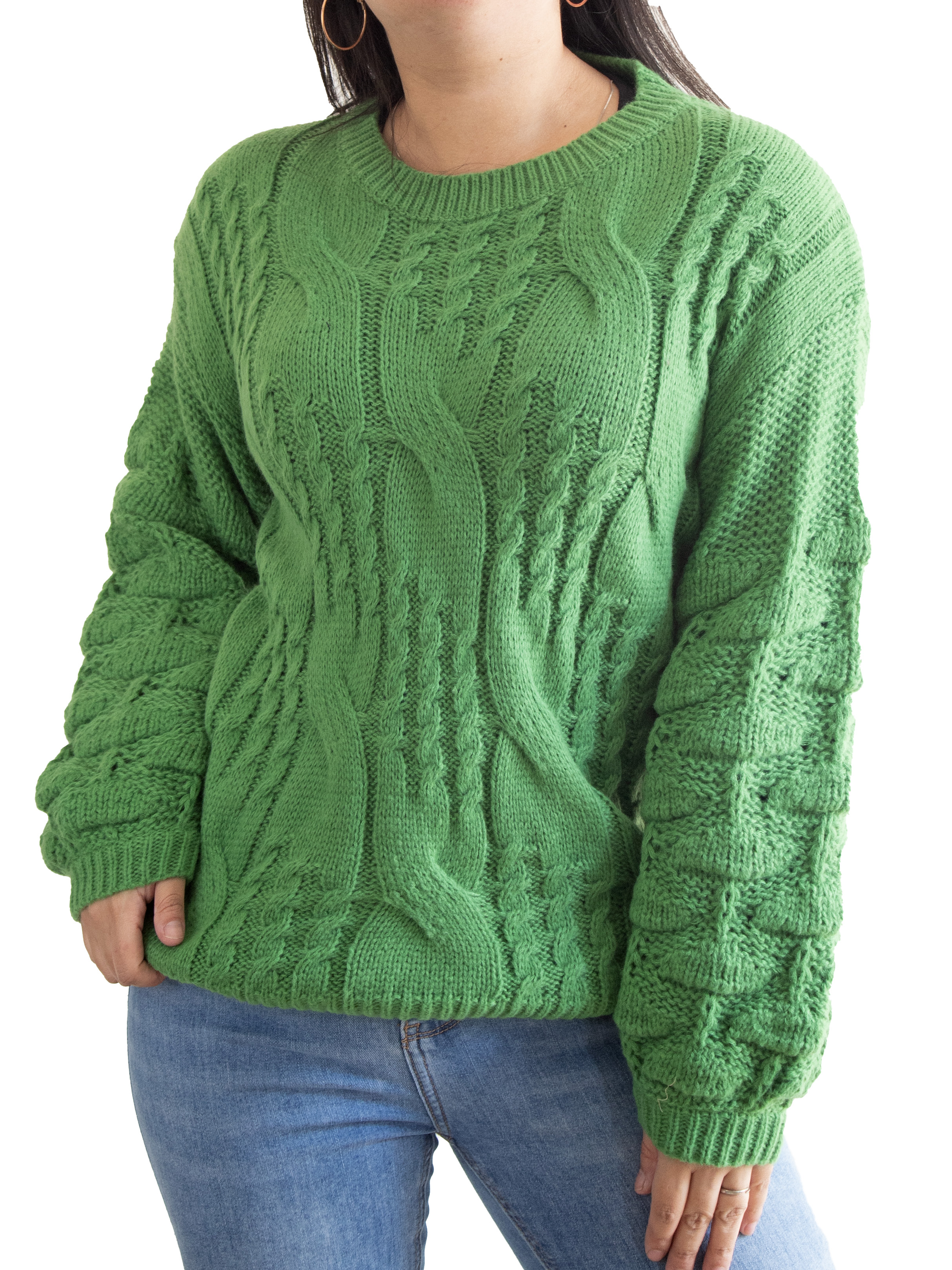 Chaleco mujer lana manga pompón Pandora 7