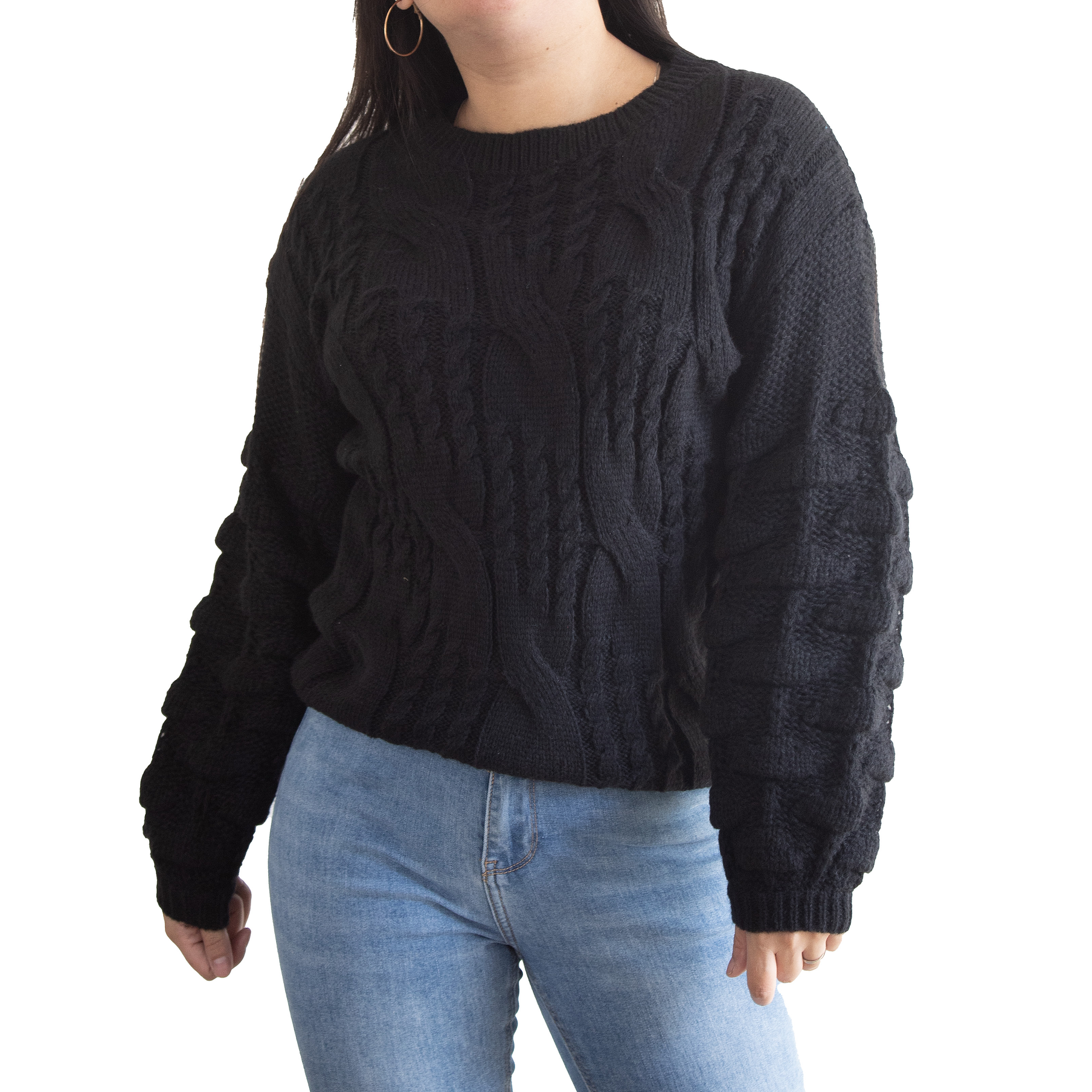 Chaleco mujer lana manga pompón Pandora 8