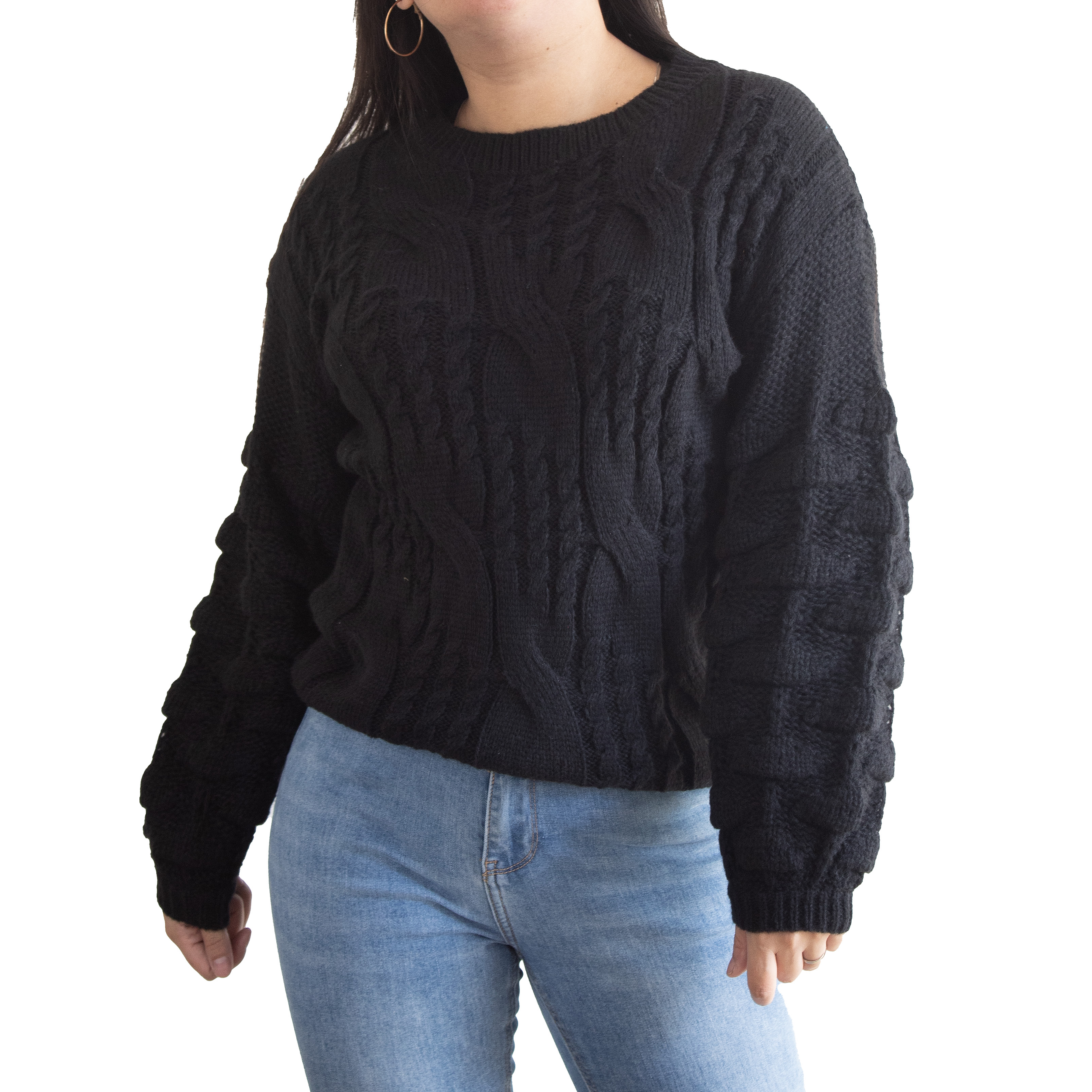 Chaleco mujer lana manga pompón Pandora 8