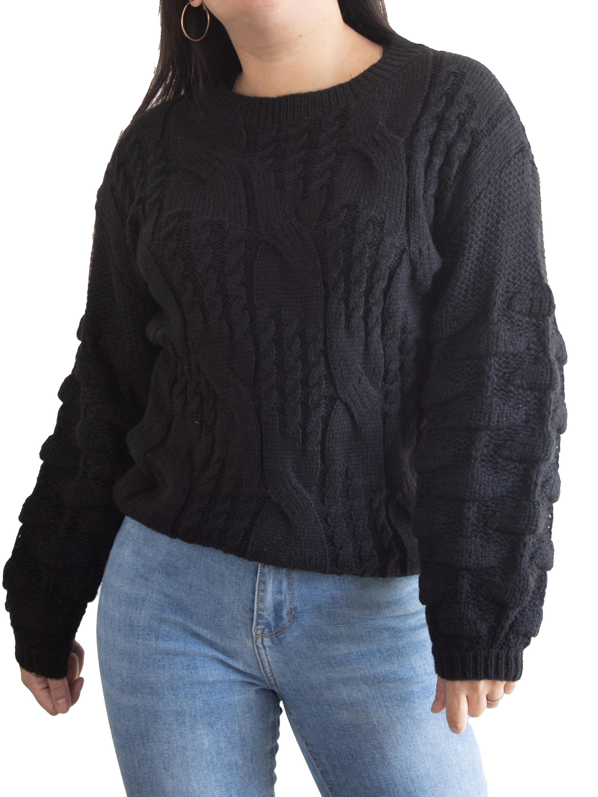 Chaleco mujer lana manga pompón Pandora 8