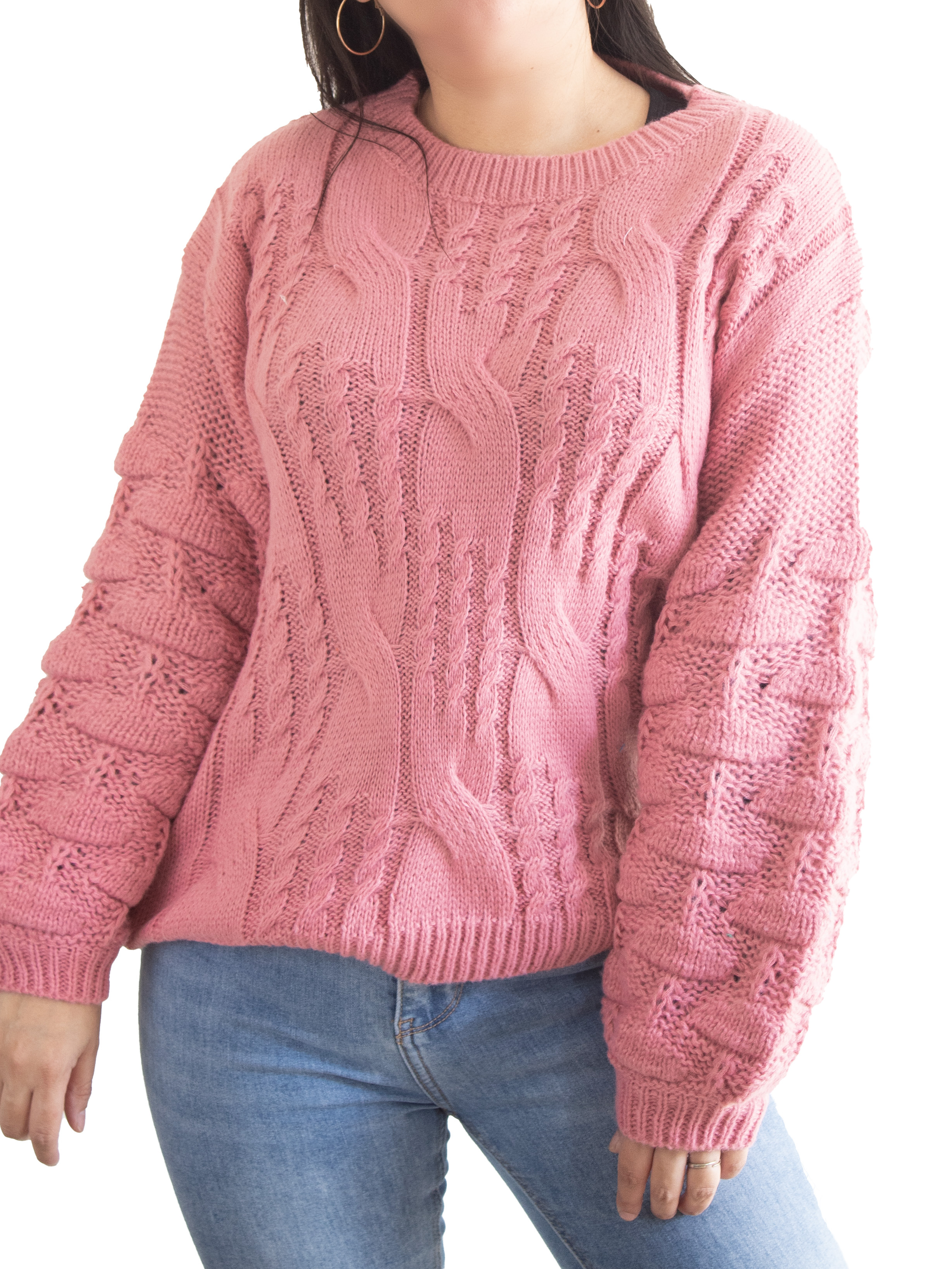 Chaleco mujer lana manga pompón Pandora 14