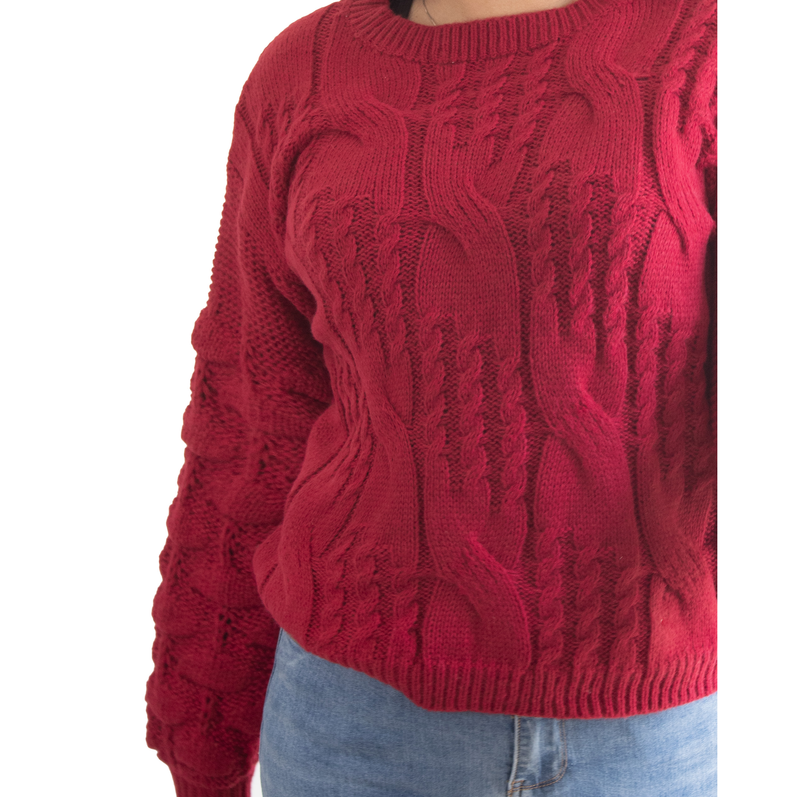 Chaleco mujer lana manga pompón Pandora 16