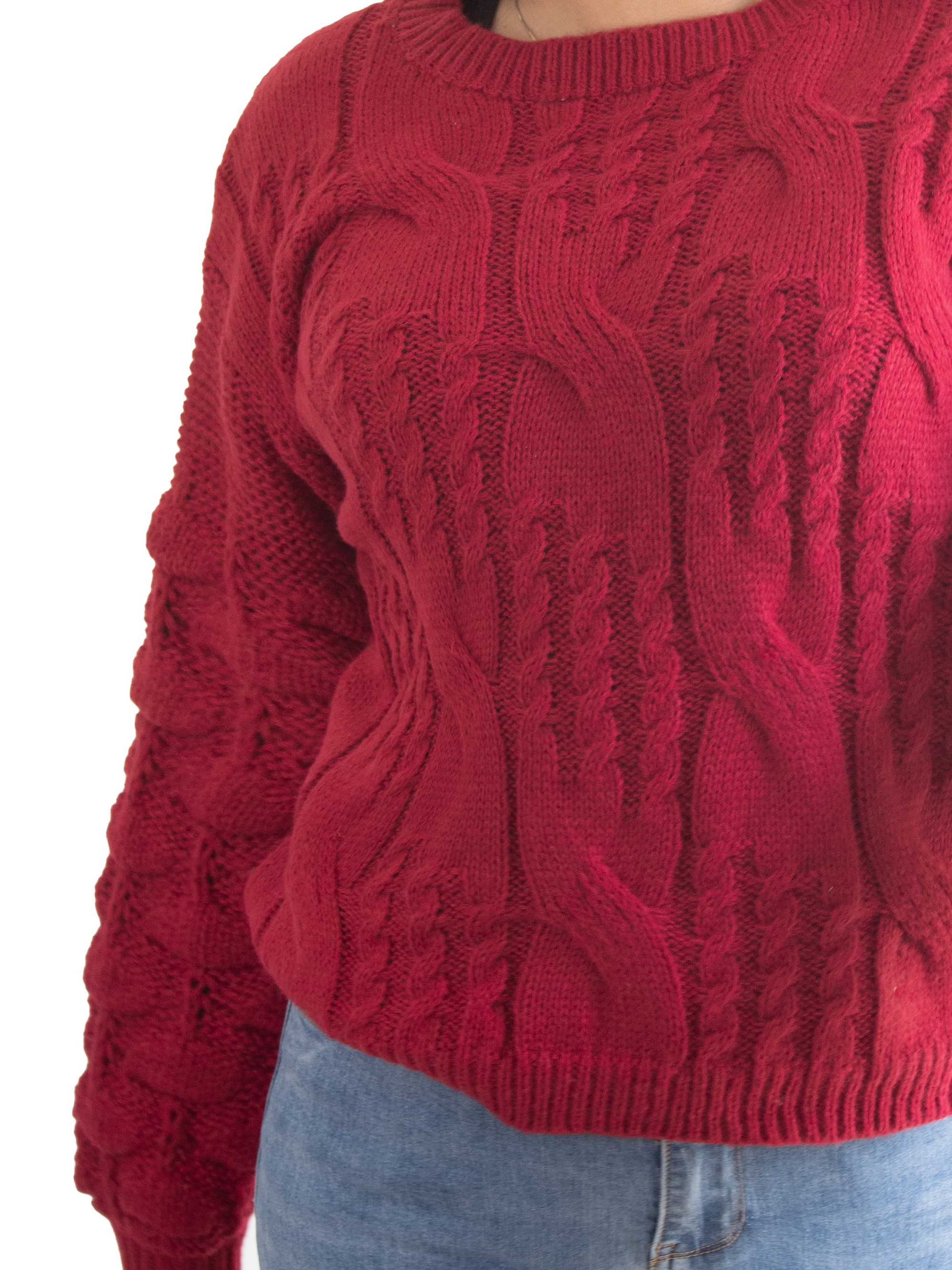 Chaleco mujer lana manga pompón Pandora 16