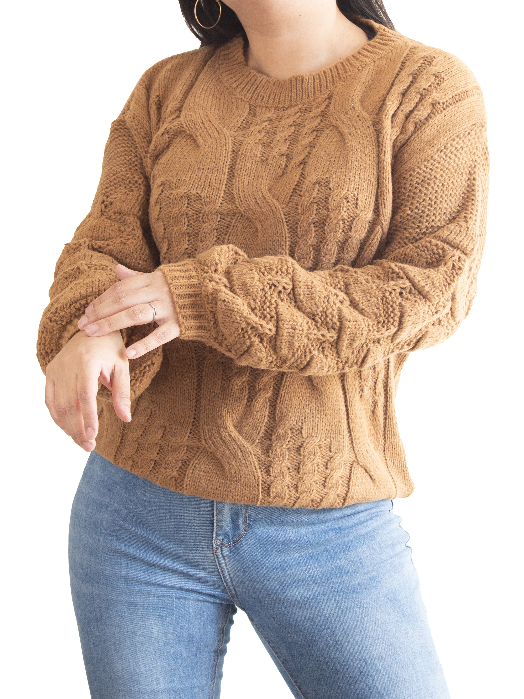 Chaleco mujer lana manga pompón Pandora 1