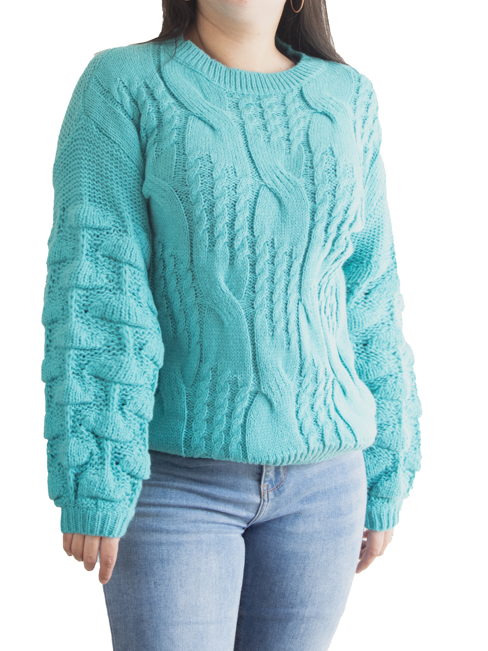 Chaleco mujer lana manga pompón Pandora 17