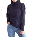 Sweater Mujer Trenzado Invierno Chenille Colores