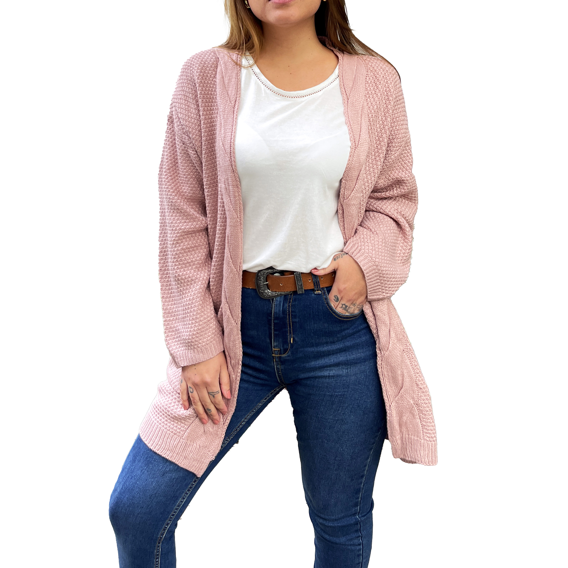 Cardigán invierno lana spandex Luna 6