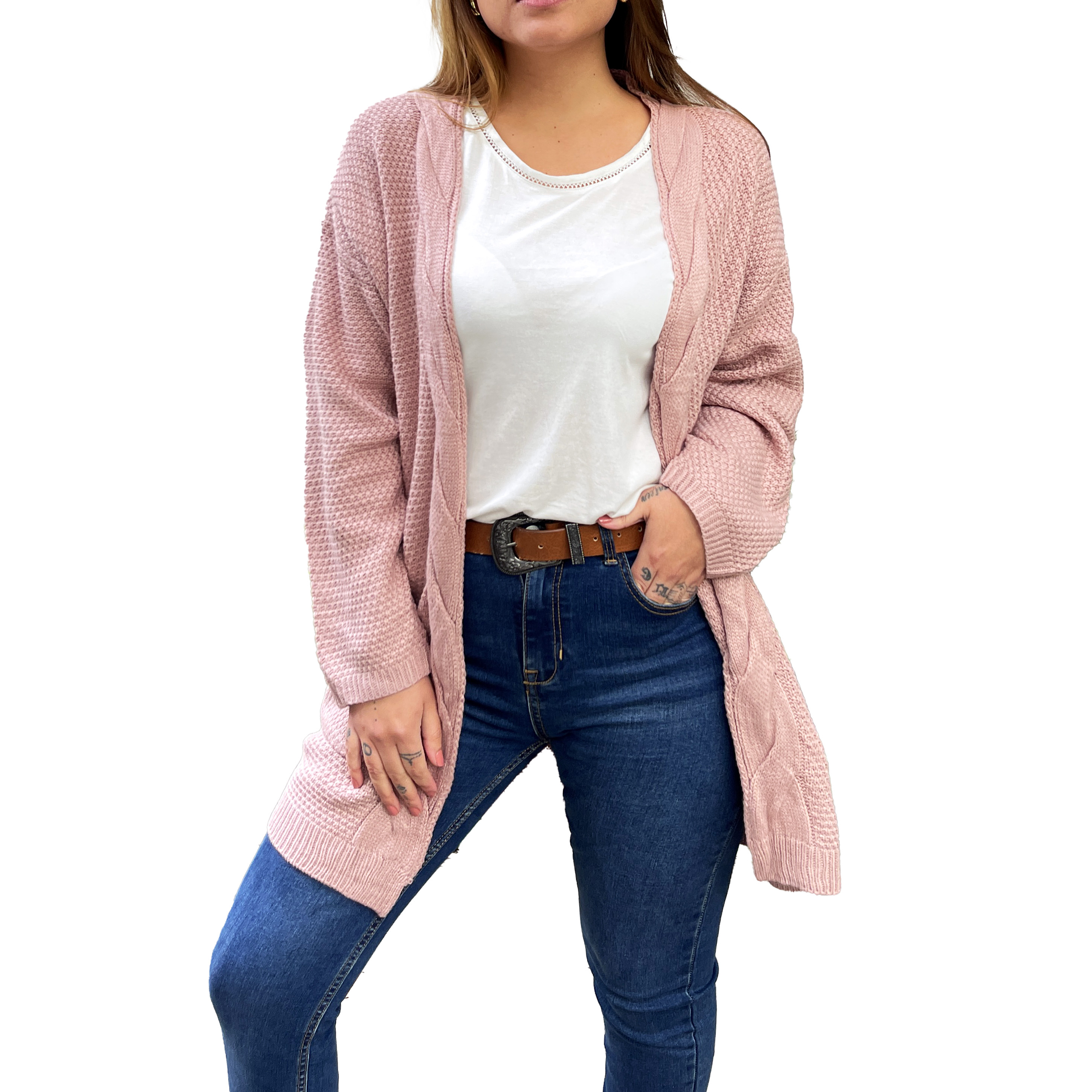 Cardigán invierno lana spandex Luna 6