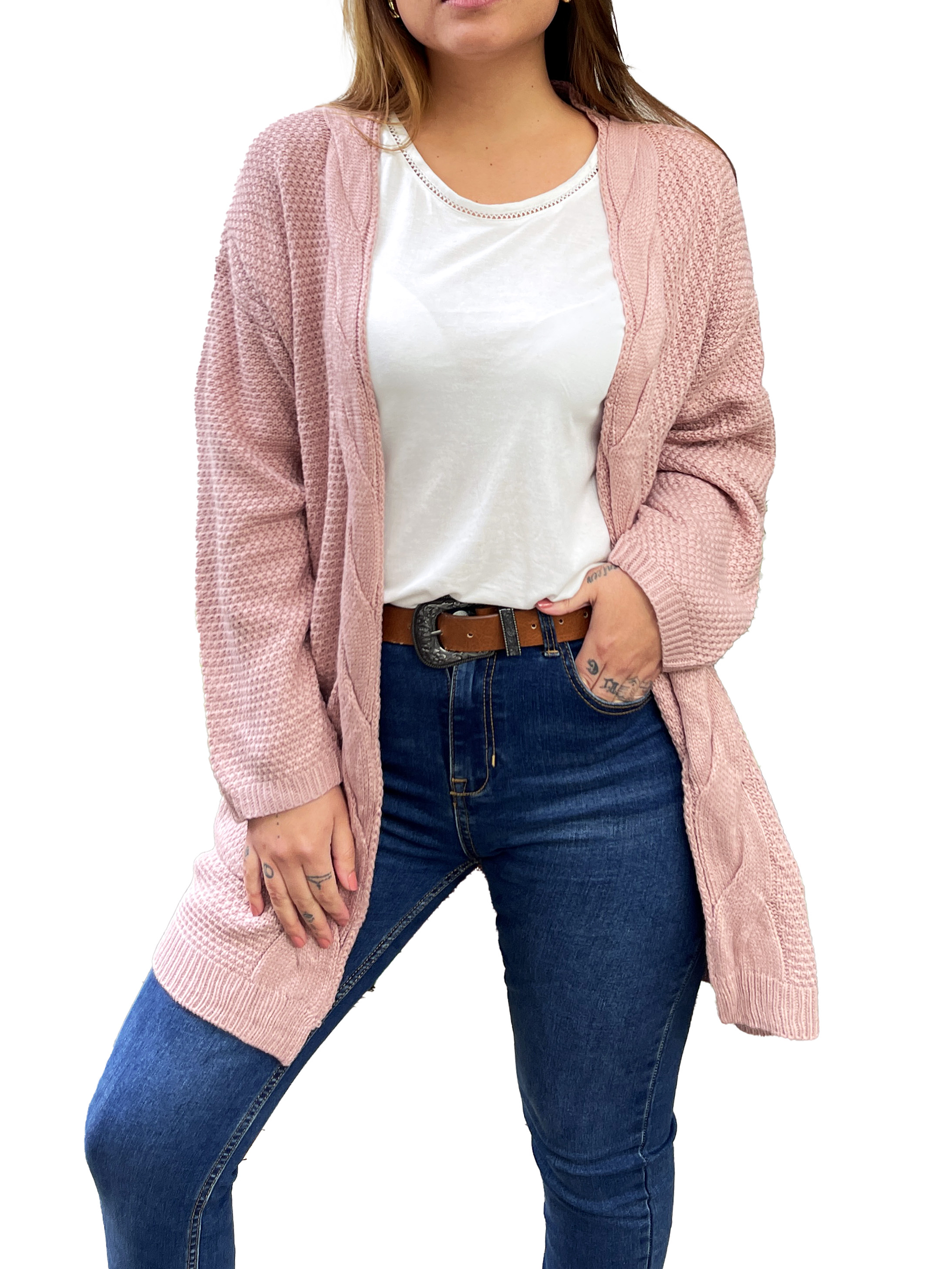 Cardigán invierno lana spandex Luna 6