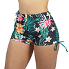 Short traje de baño high waist straps Tropical