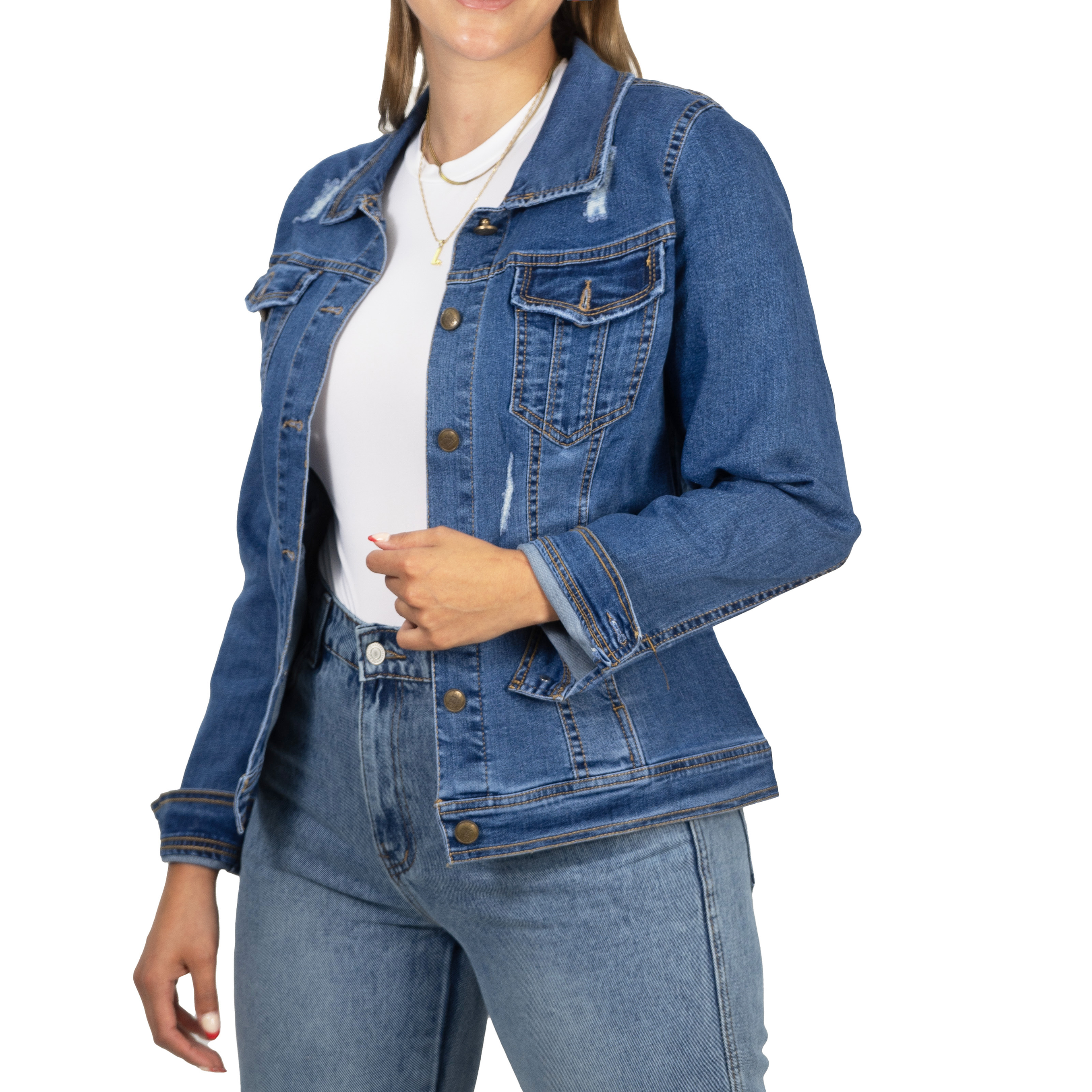 Chaqueta Mezclilla denim azul 2