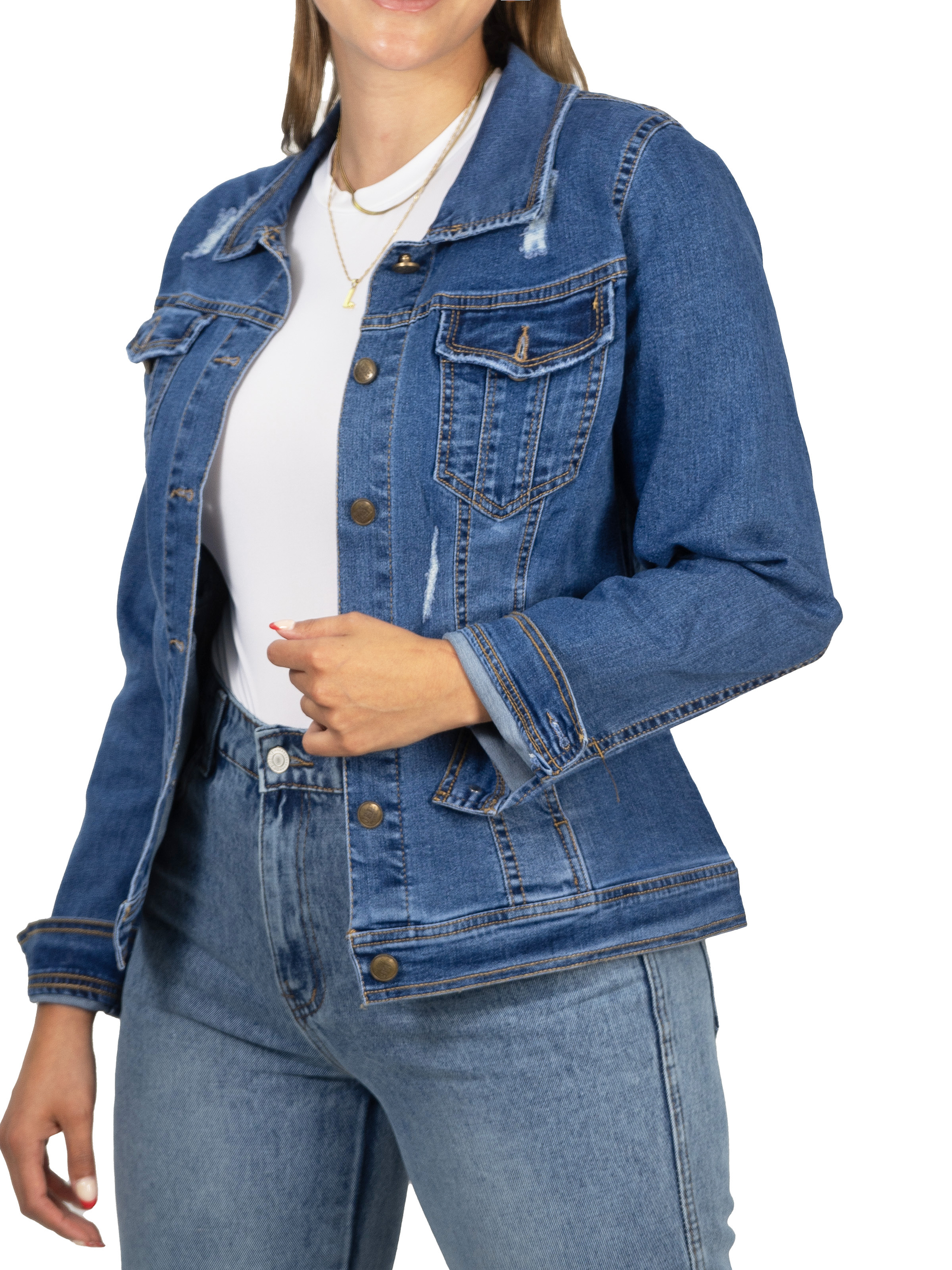 Chaqueta Mezclilla denim azul 2