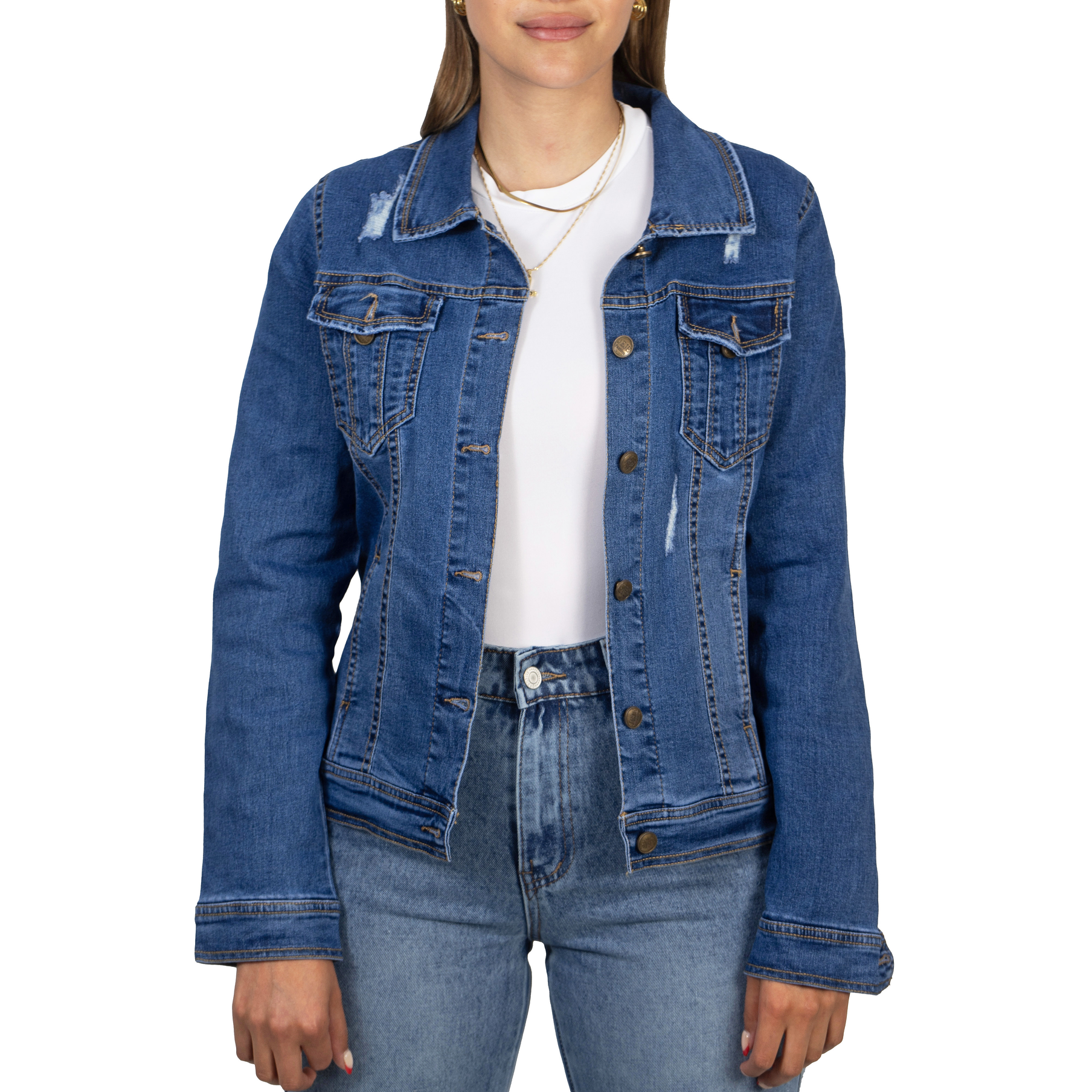Chaqueta Mezclilla denim azul 3