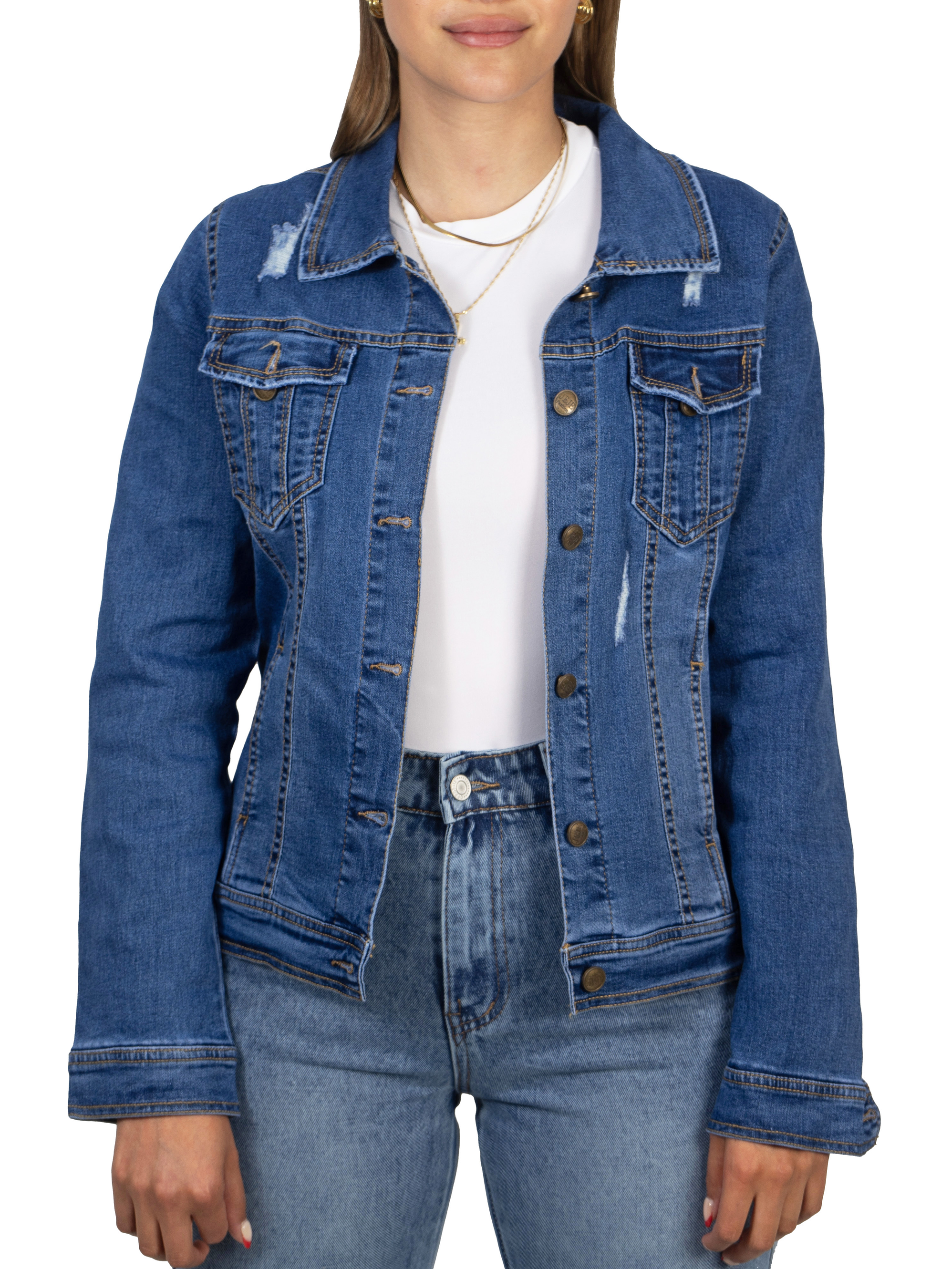 Chaqueta Mezclilla denim azul 3