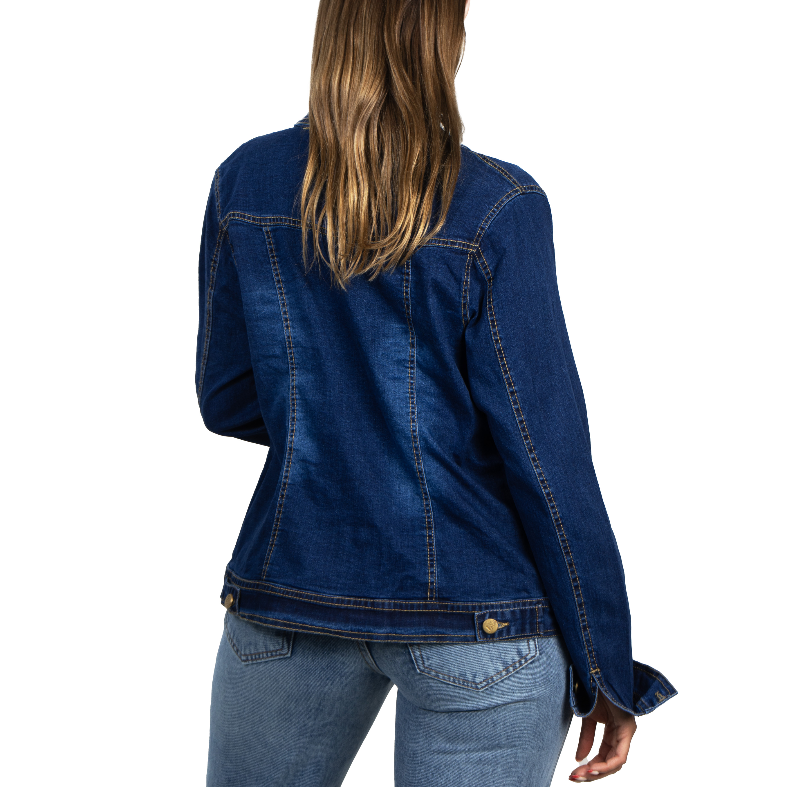 Chaqueta Mezclilla Oversize denim azul  3