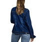 Chaqueta Mezclilla Oversize denim azul  - Miniatura 3