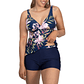 Tankini short mujer escote V estampados - Miniatura 10