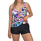 Tankini short mujer escote V estampados - Miniatura 12