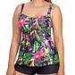Tankini short mujer estampados colores - Miniatura 1