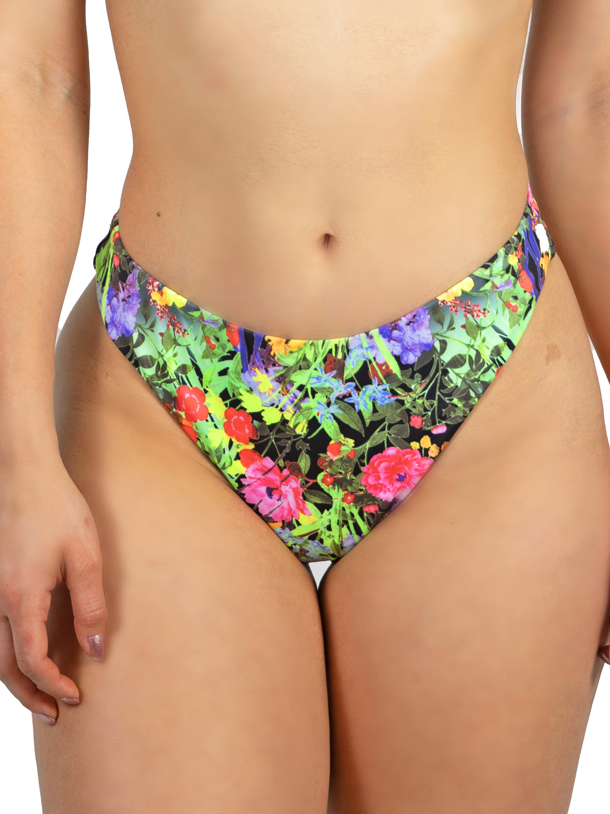 Parte de abajo srunch colaless black tropical 1