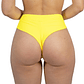 Tanga pretina tiro alto upless Amarillo - Miniatura 2
