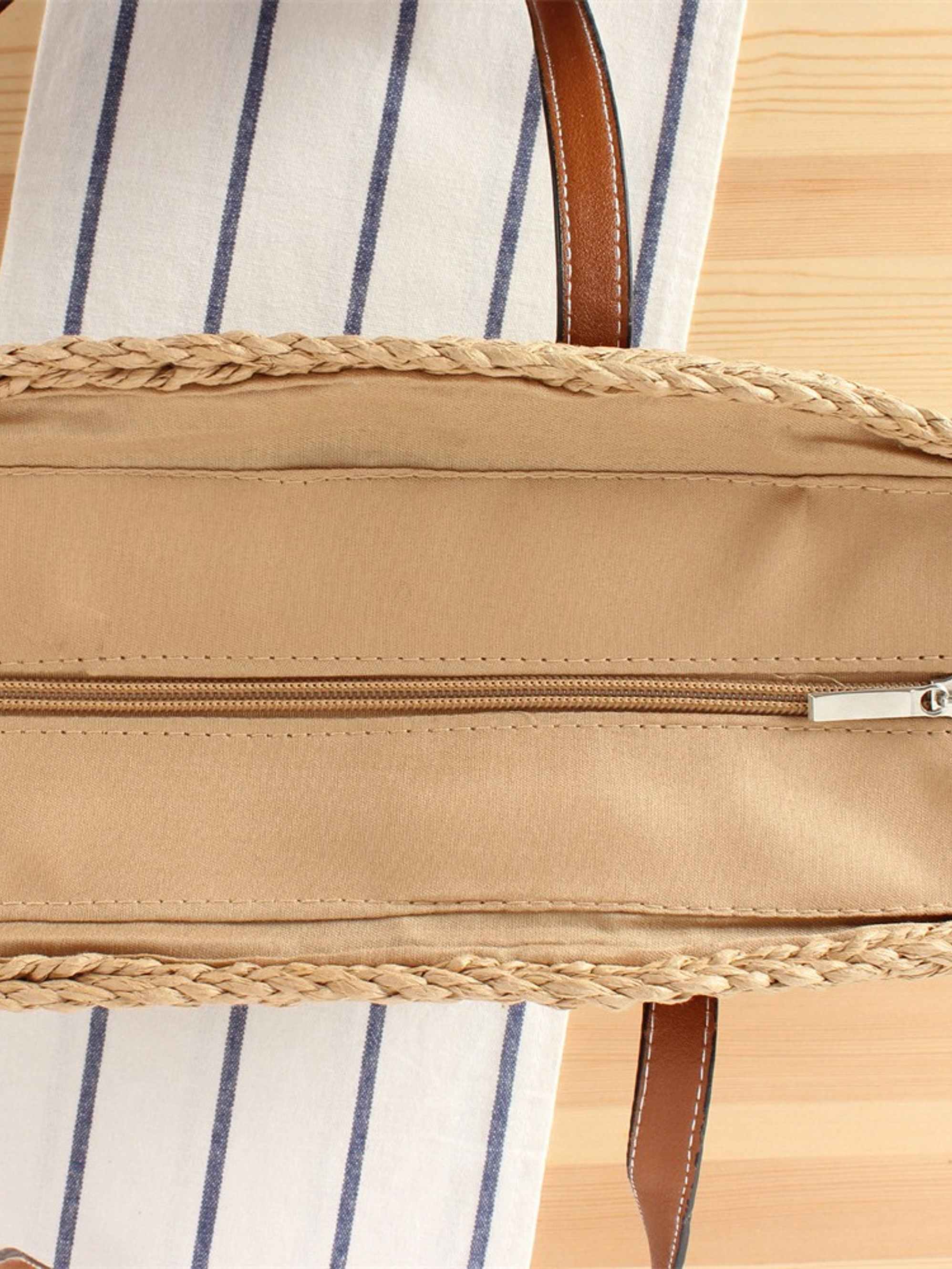 Bolso playa trópico Café 3