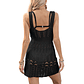Vestido Playa Rain Negro - Miniatura 2