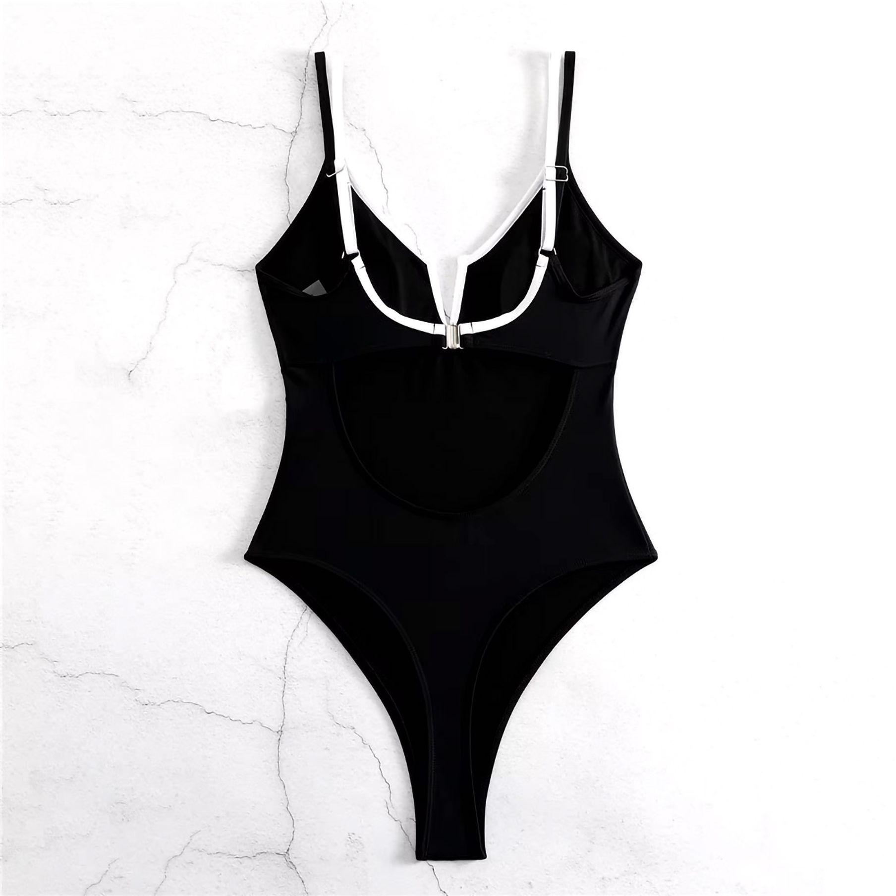 Traje de baño colaless bicolor hilo beachwear 5