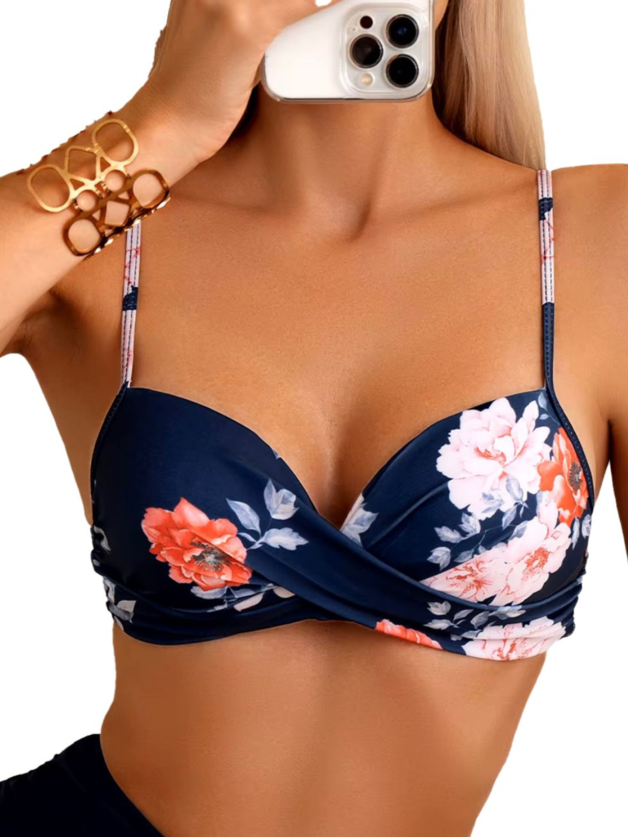 Top de bikini sostén copa colores 5