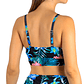 Top Halter Deportivo azul estampado - Miniatura 2