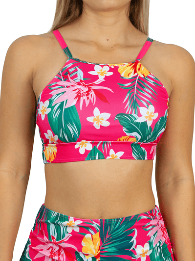 Top Halter Deportivo pink