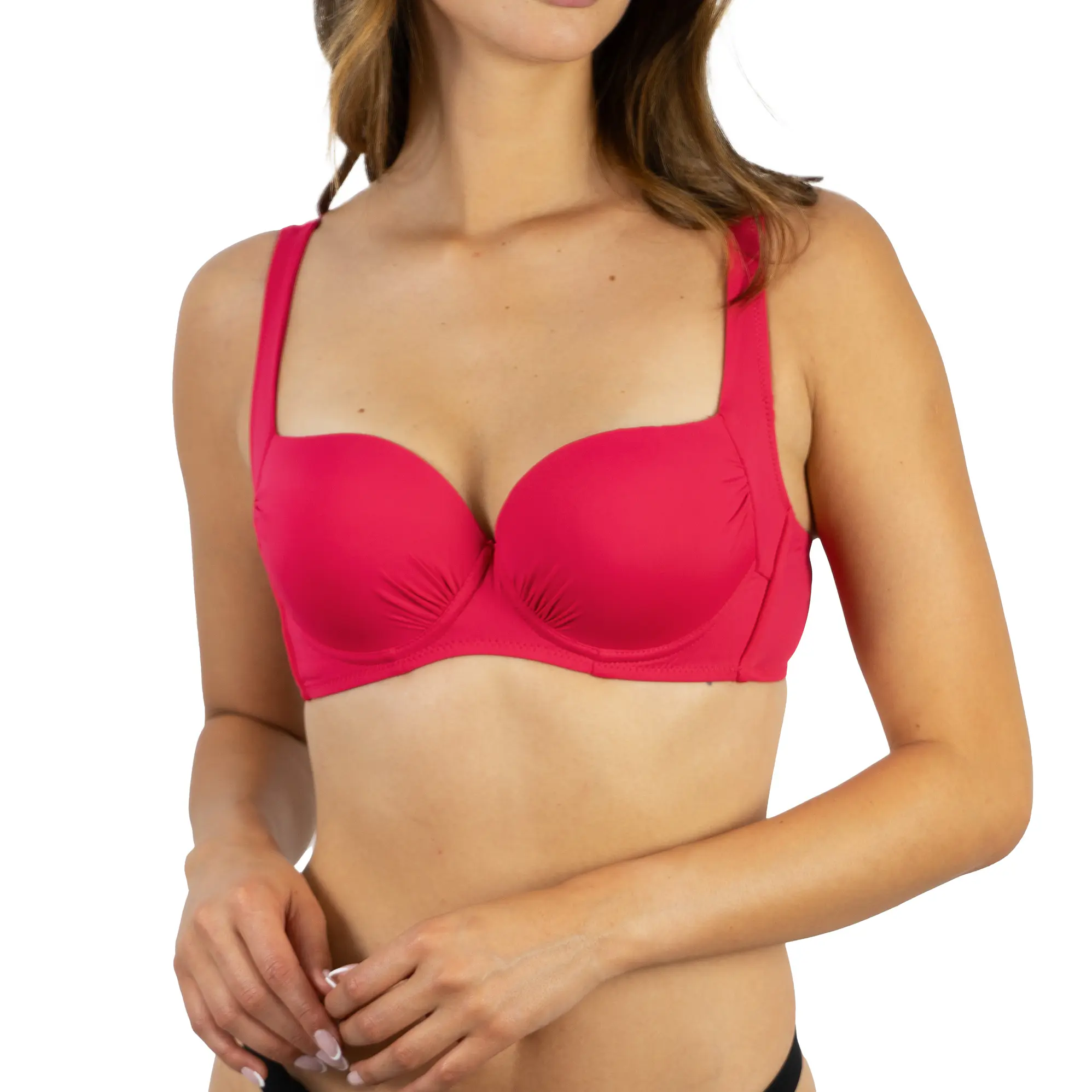 Parte sola Top de bikini copa Push up (relleno) colores 2