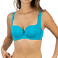 Parte sola Top de bikini copa Push up (relleno) colores - Miniatura 5
