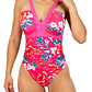 Traje de baño Floral Classic Rosa - Miniatura 2