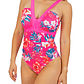 Traje de baño Floral Classic Rosa - Miniatura 1