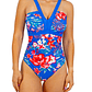 Traje de baño Floral Classic Azul - Miniatura 2