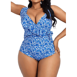 Traje de baño Julieta blue