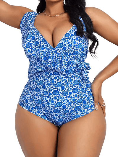 Traje de baño Julieta blue