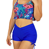 Bikini tiro alto short Camil Azul