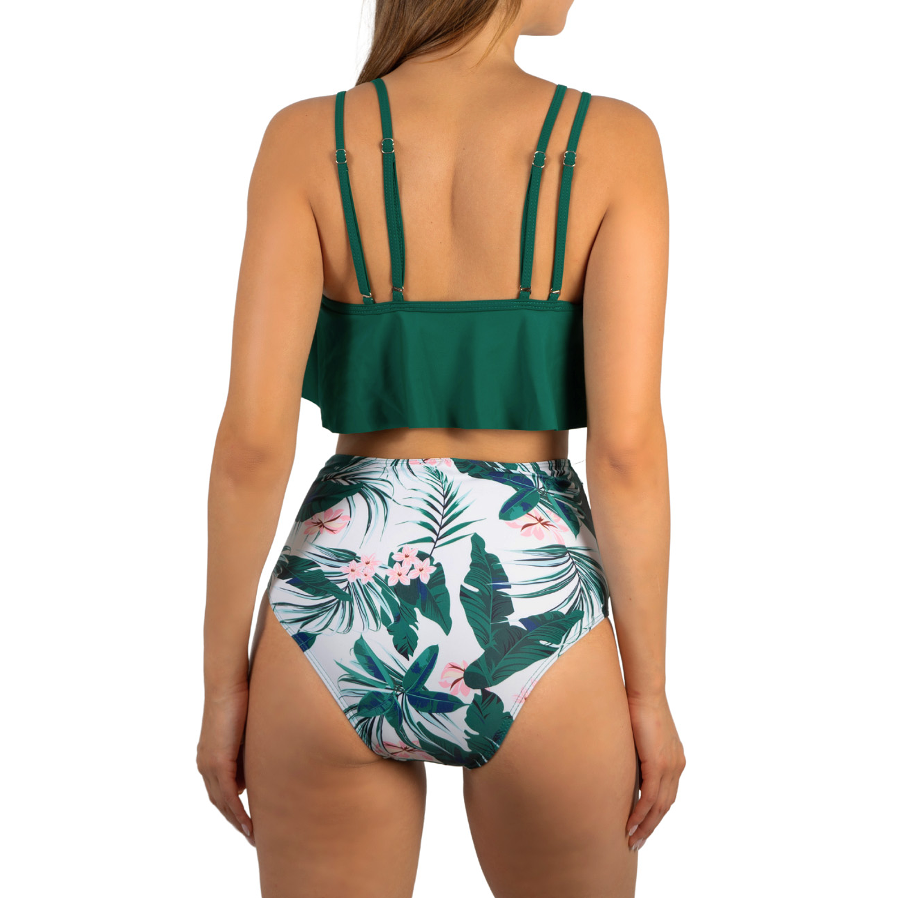 Bikini tiro alto mujer top en punta Val Verde 2