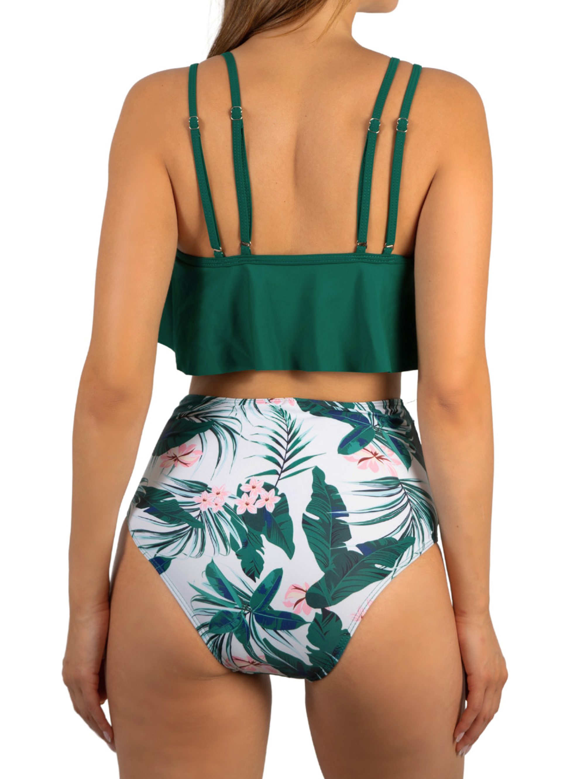 Bikini tiro alto mujer top en punta Val Verde 2