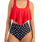 Bikini tiro alto mujer top en punta Val Retro - Miniatura 1