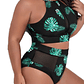 Bikini tiro alto cala hojas - Miniatura 2